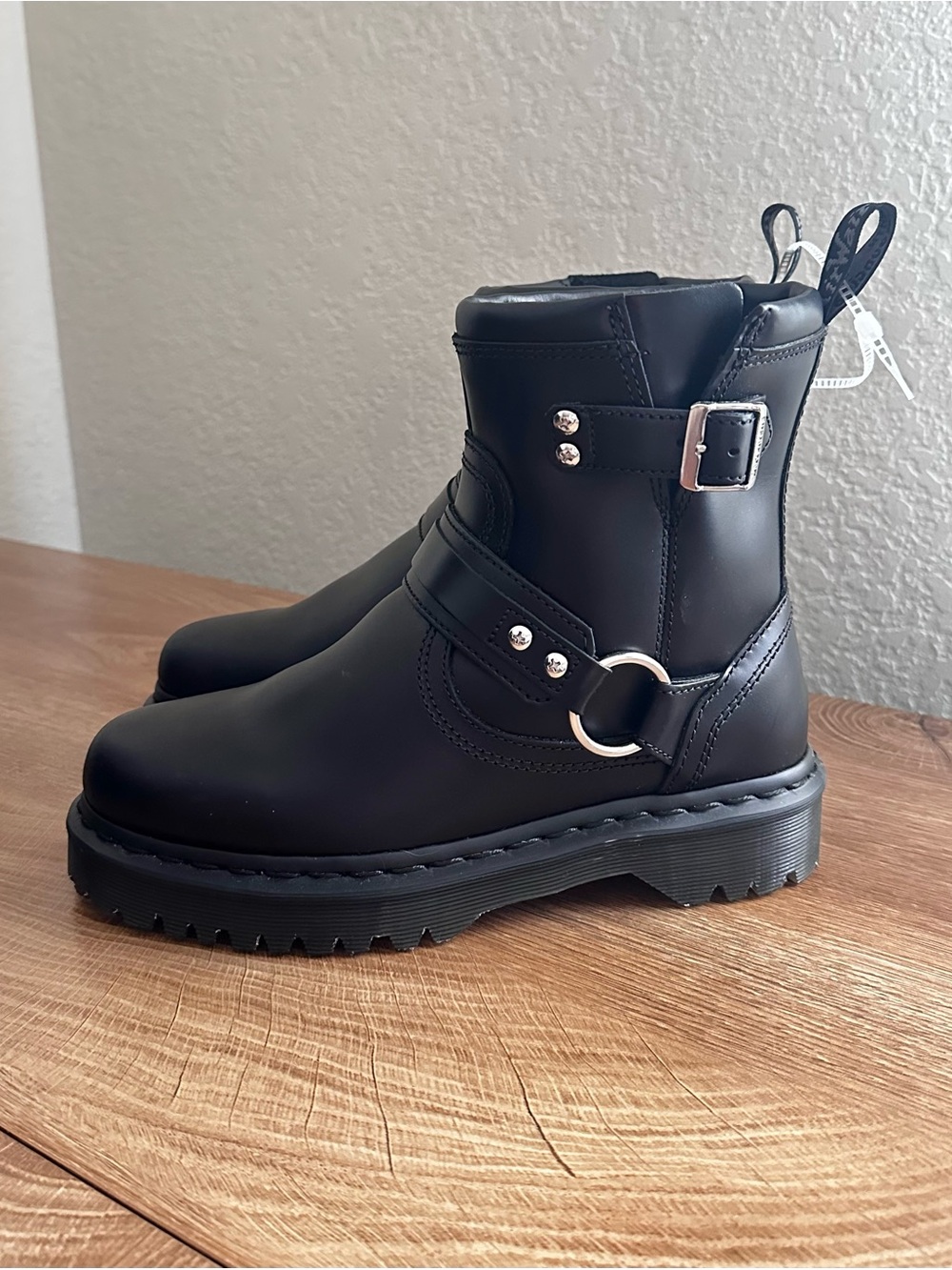 Dr. Martens Anistone Harness Biker Boot - Wmns 7
